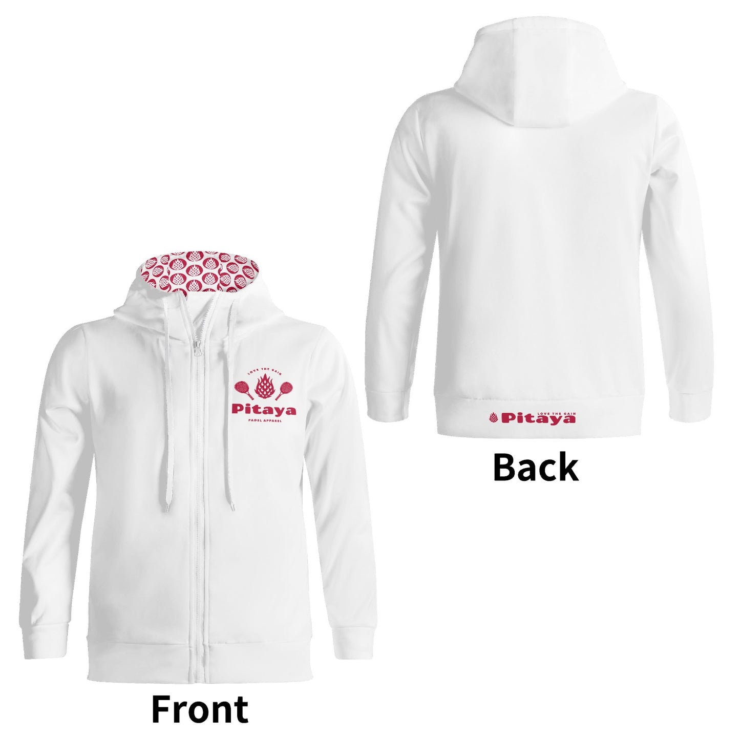Adult Full Zip Turtleneck Hoodie Streetwear